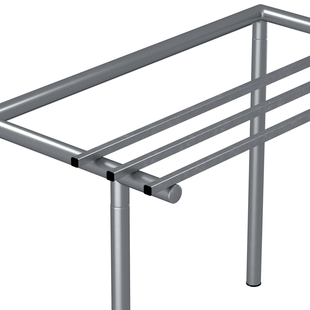 Stainless steel sorting ramp